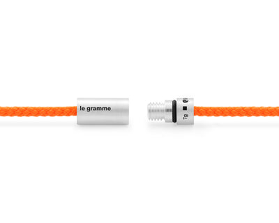 bracelet câble nato orange le 7g